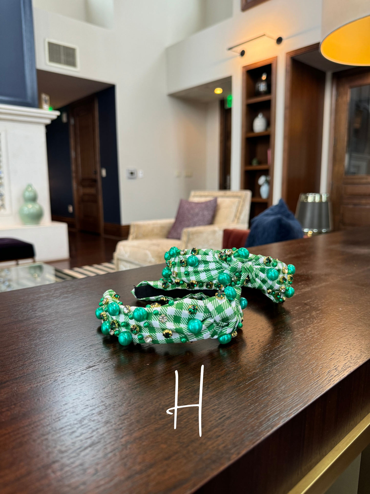 Knotted Headbands with Pearls & Jewels