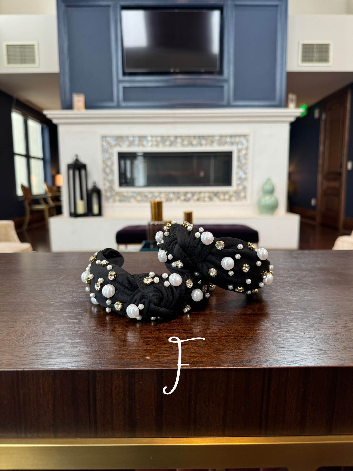 Knotted Headbands with Pearls & Jewels
