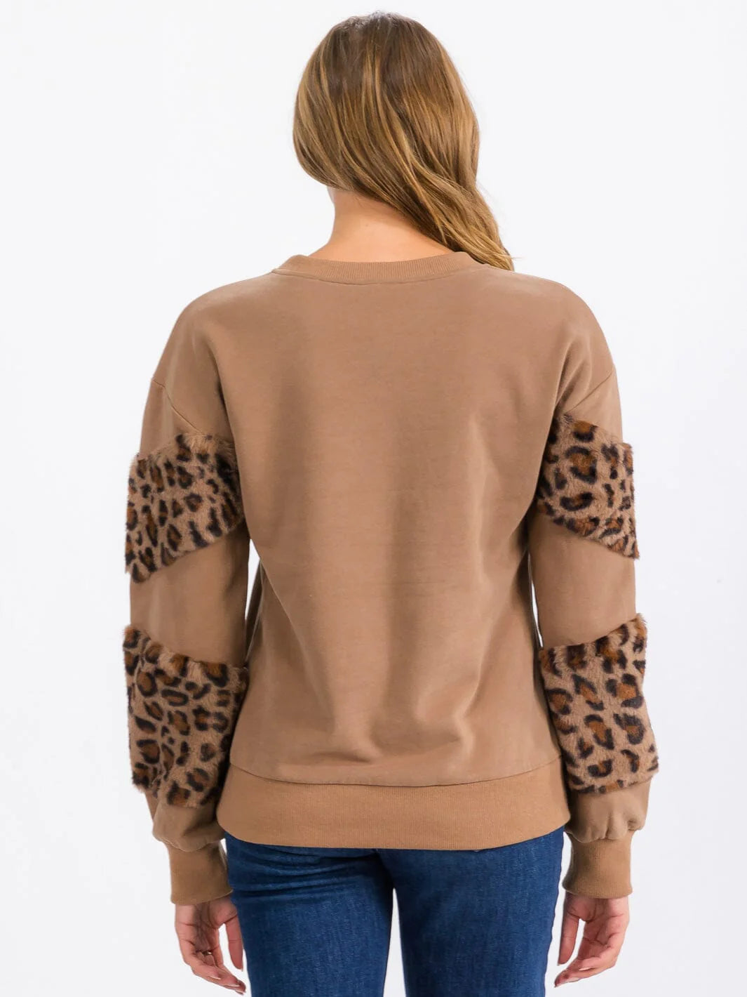 Animal Print Pullover Sweater