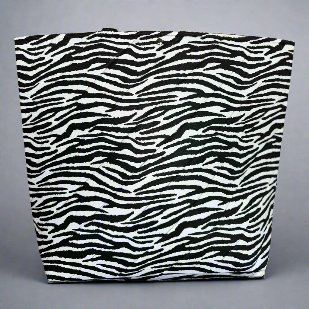 Handcrafted Animal Print Tote Bag - XL