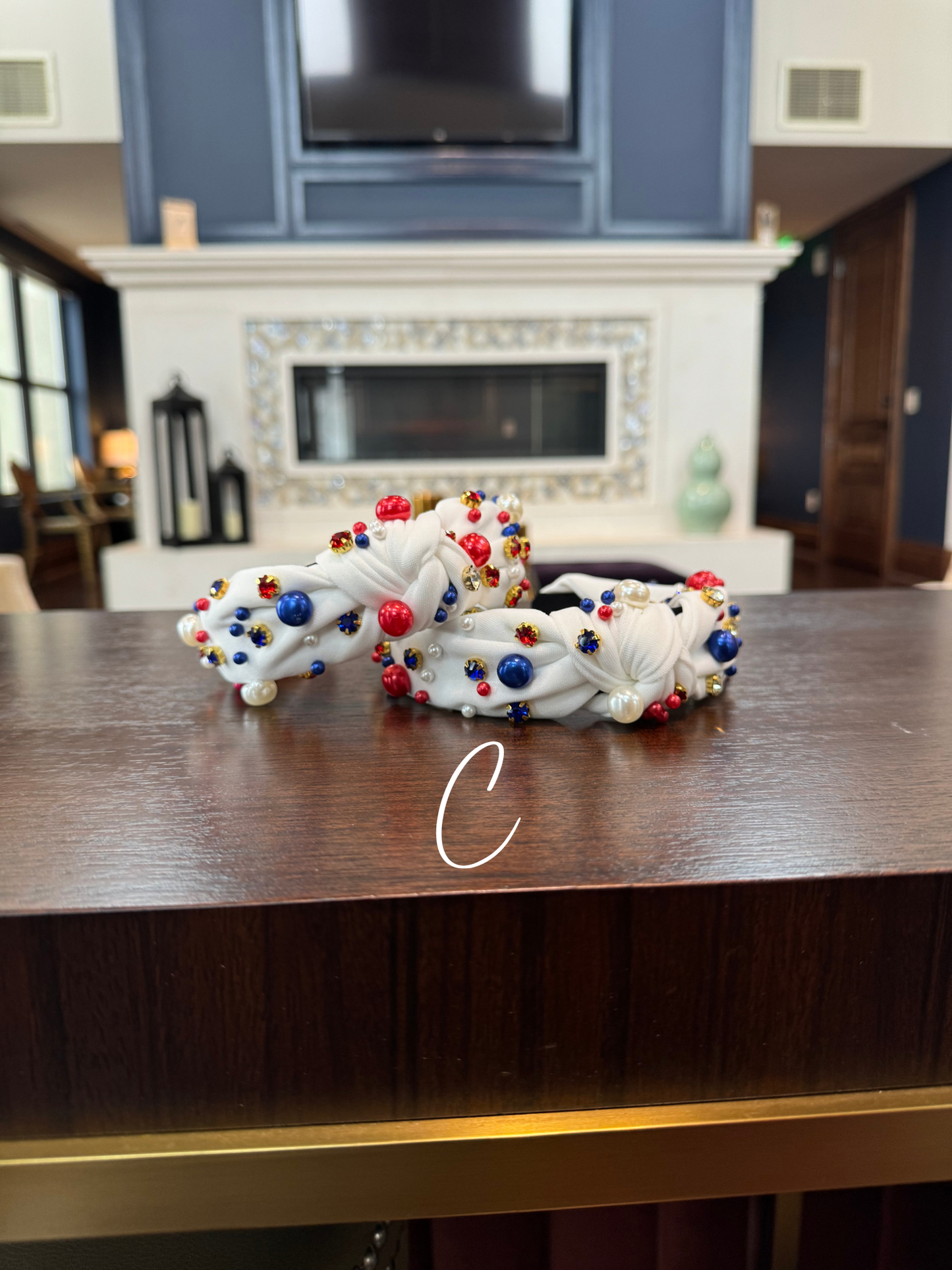 Knotted Headbands with Pearls & Jewels