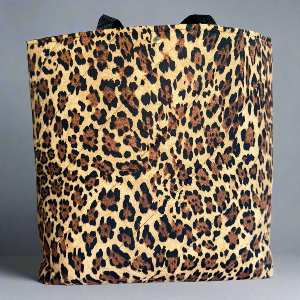 Handcrafted Animal Print Tote Bag - XL