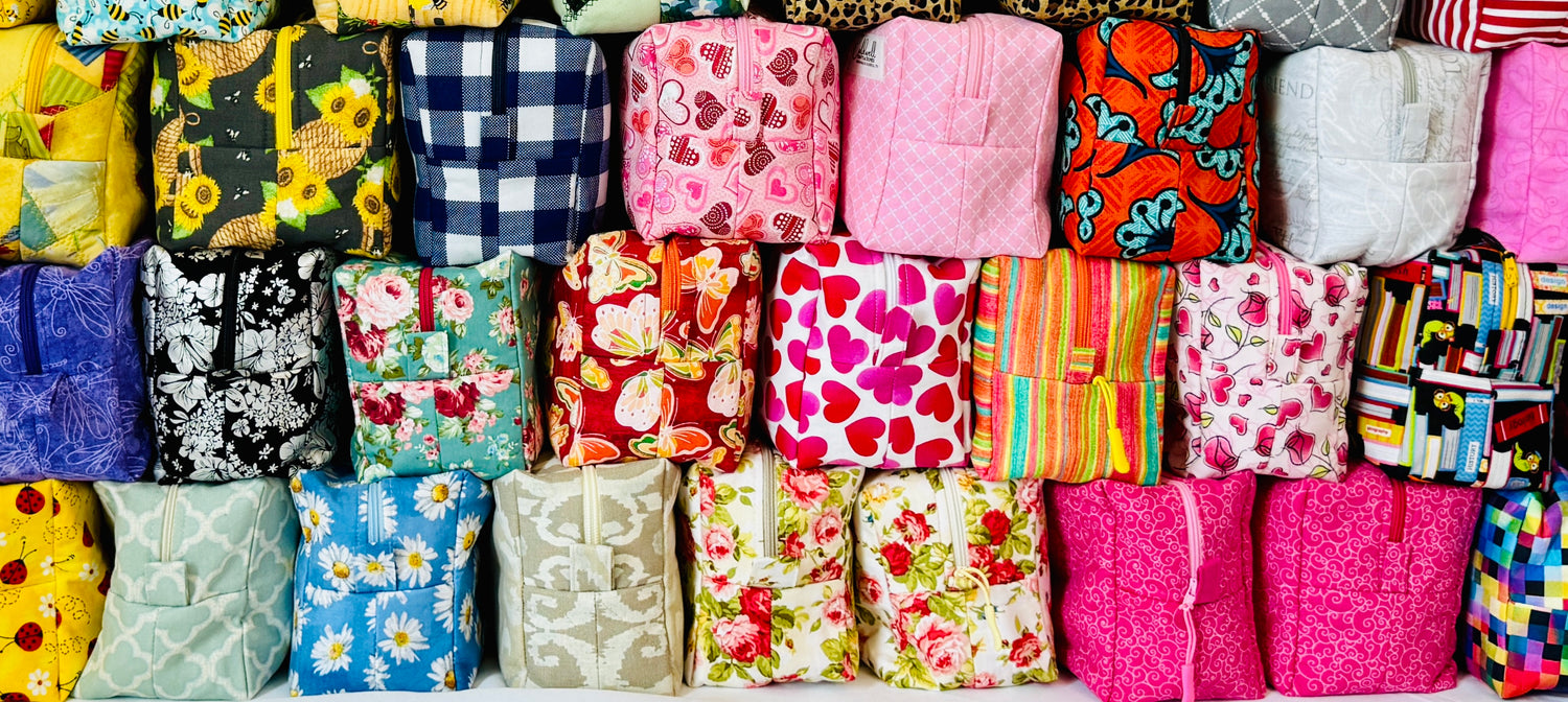 Handmade Boxy Toiletry Bags
